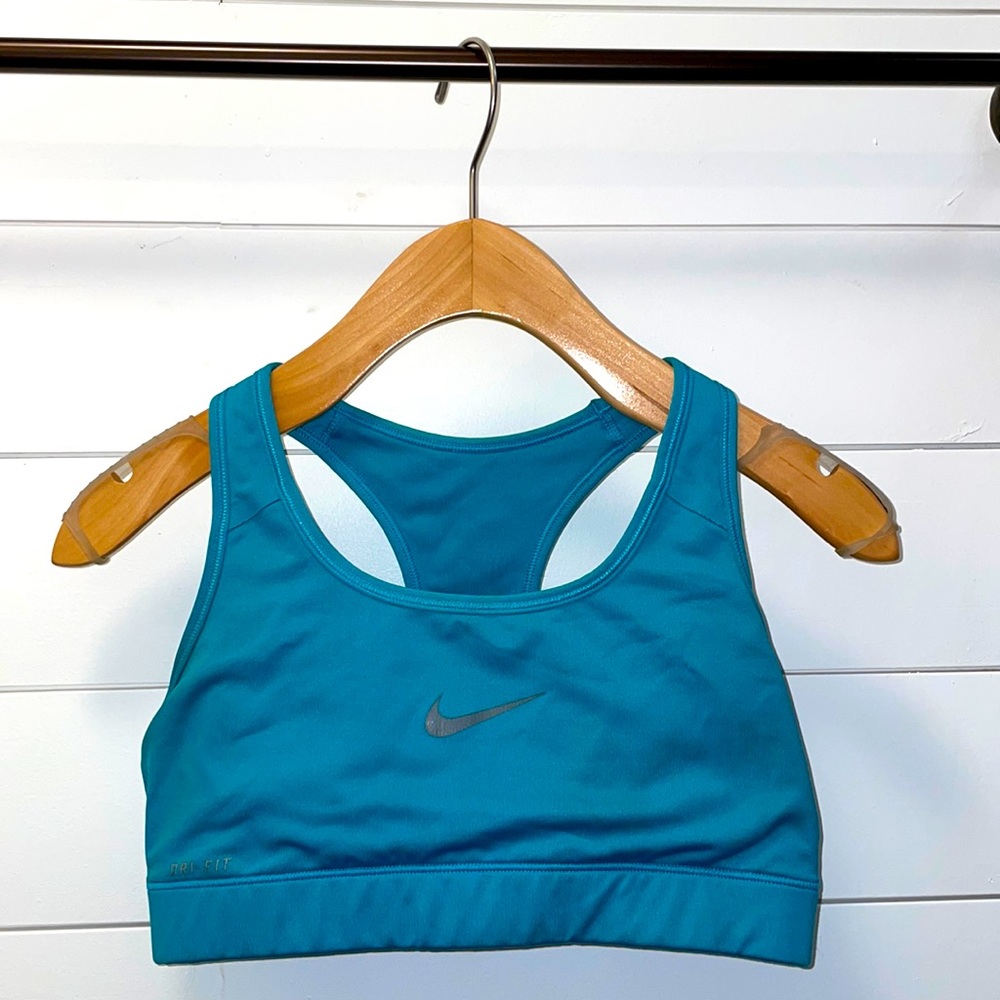 Nike Dri-Fit Sports Bra - Aqua